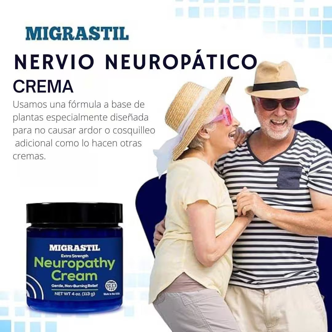 Migrastil Cream alivio de neuropatía-Calma sin ardor y de rápida absorción.