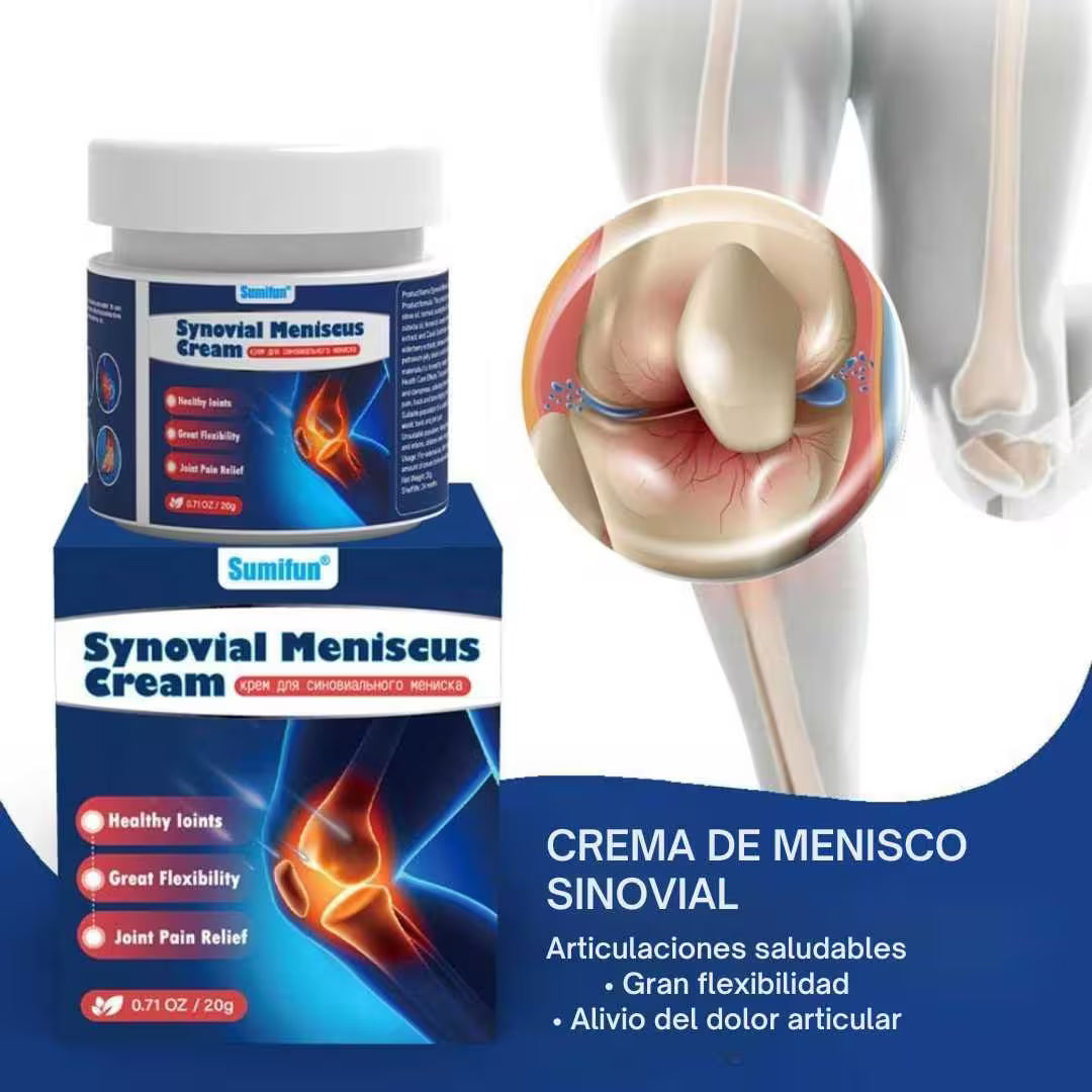 Crema Para El Cuidado De Meniscos-Alivio profundo que mejora tu movilidad desde la primera aplicación.