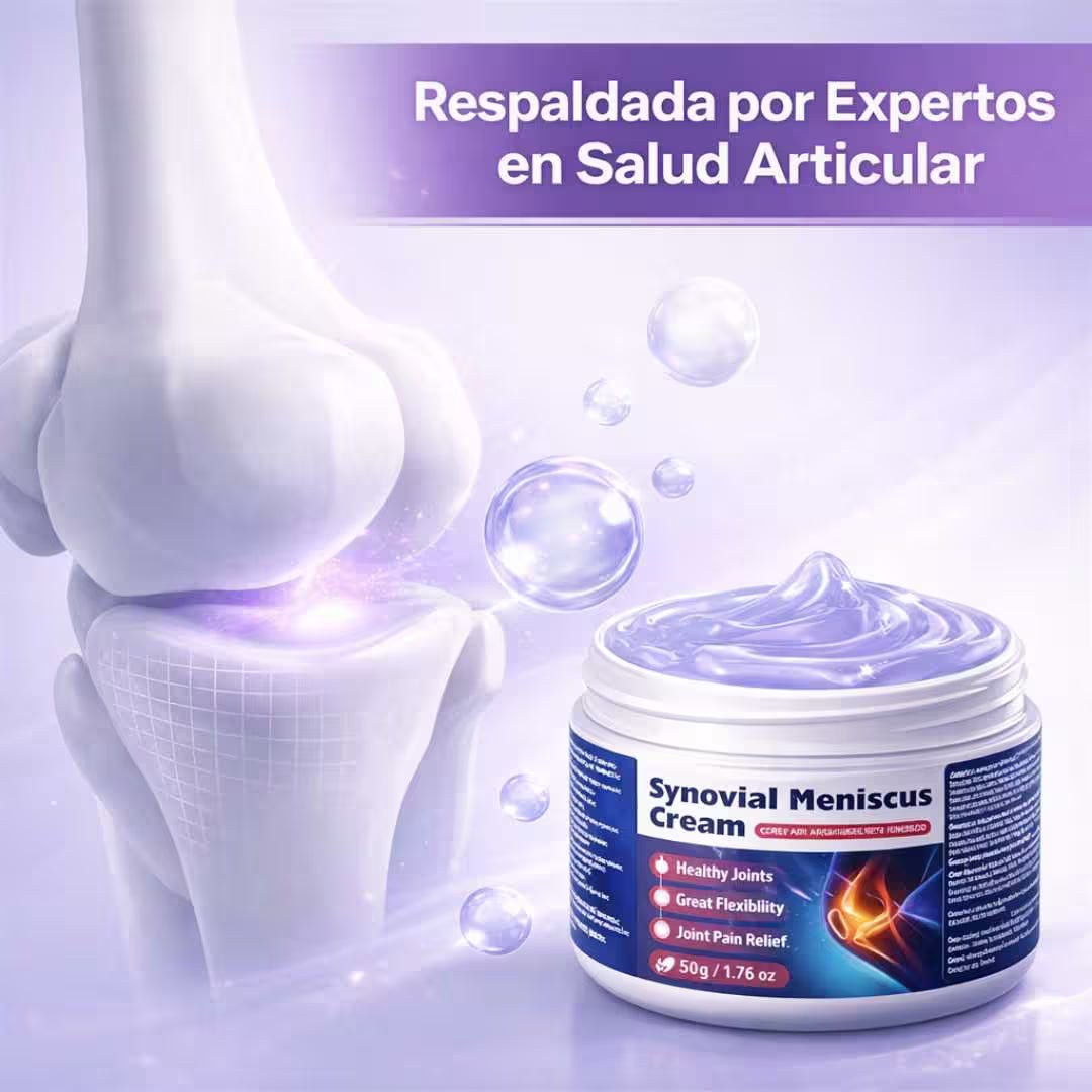 Crema Para El Cuidado De Meniscos-Alivio profundo que mejora tu movilidad desde la primera aplicación.