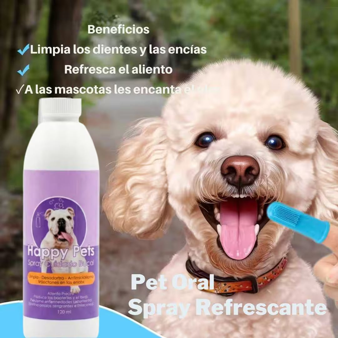 HAPPY PETS-SPRAY CUIDADO BUCAL MASCOSTAS