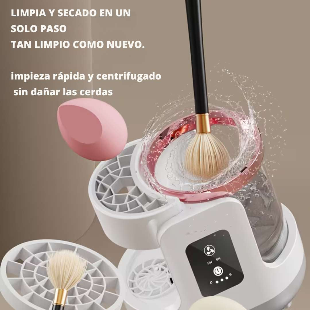 LAVADORA Y SECADORA DE BROCHAS 3 EN 1 DIGITAL