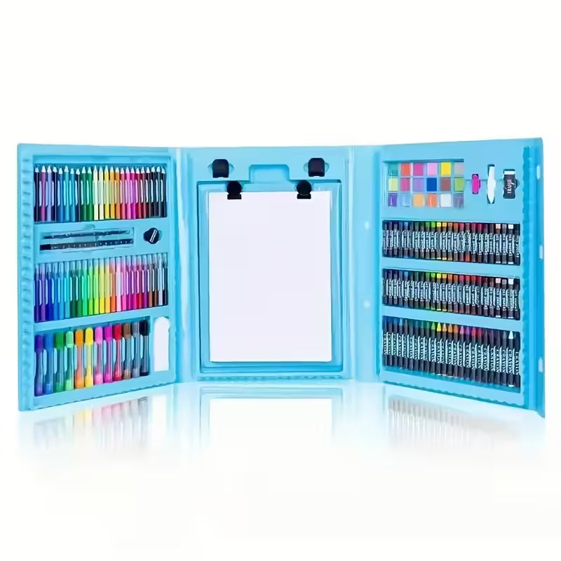 set de arte Didáctico 208 Piezas-Todo lo que tu hijo necesita para crear sin límites